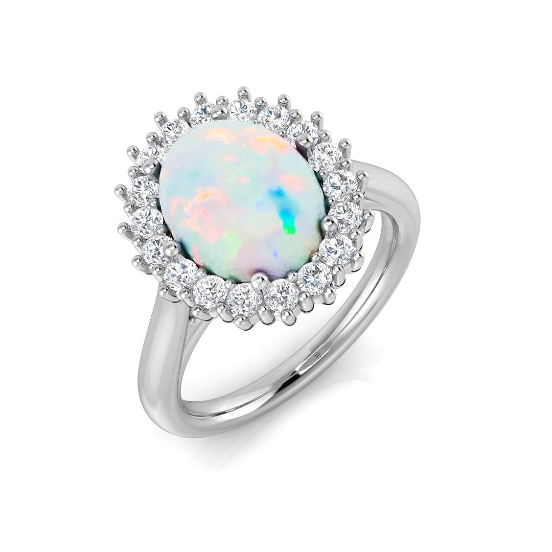SR1714 — Ring - 9k White Gold