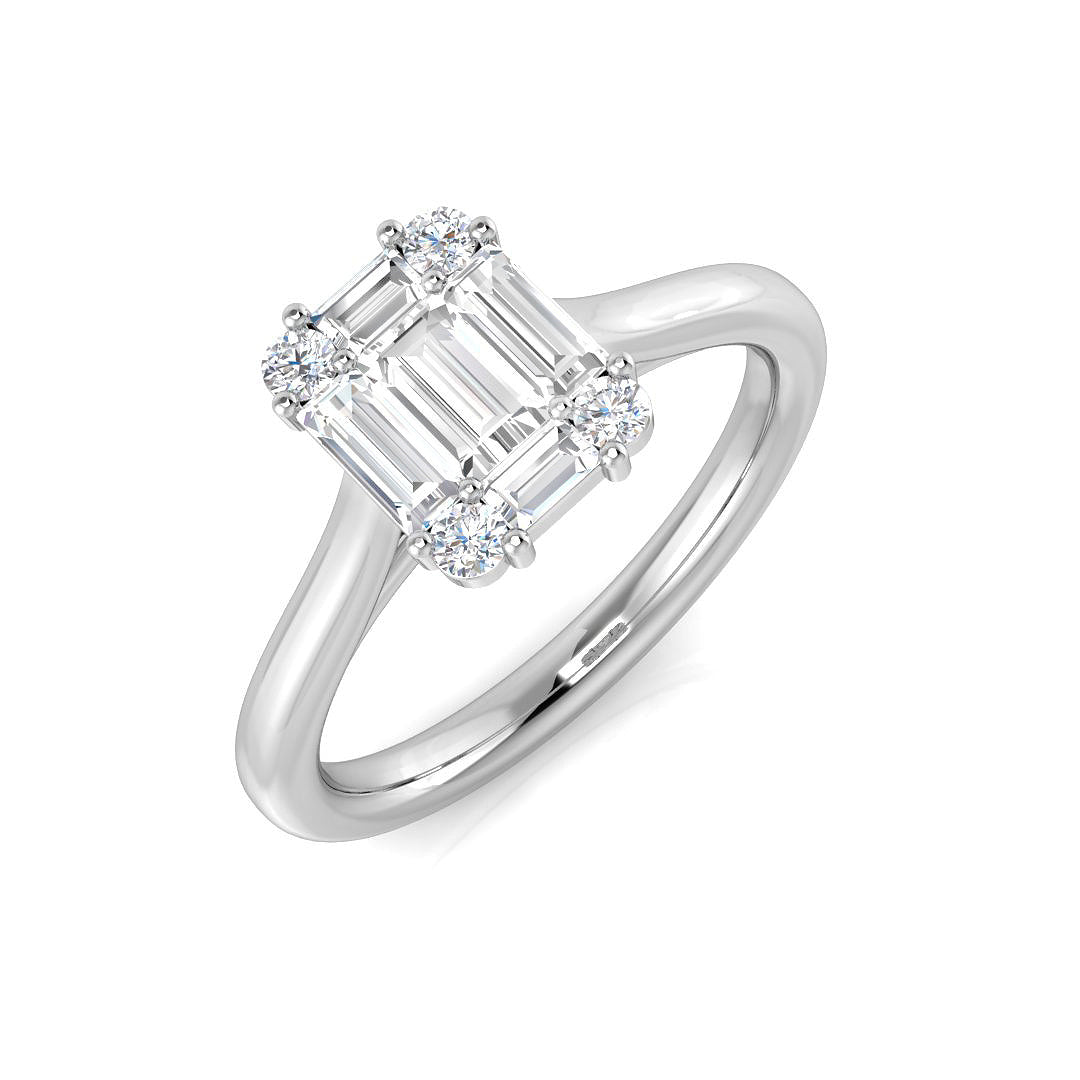 SR1856 — Ring - 9k White Gold