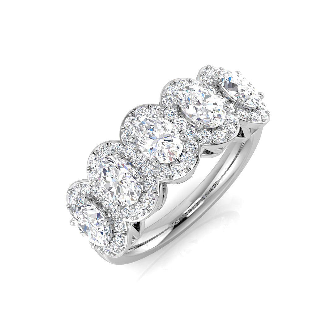 SR1860 — Ring - 9k White Gold