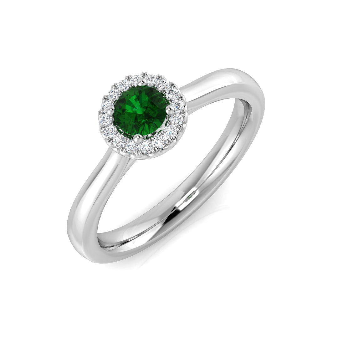 SR186 — Ring - 9k White Gold