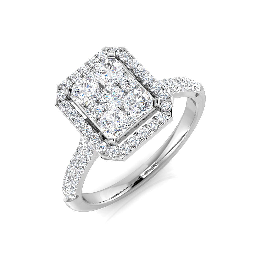SR1881 — Ring - 9k White Gold