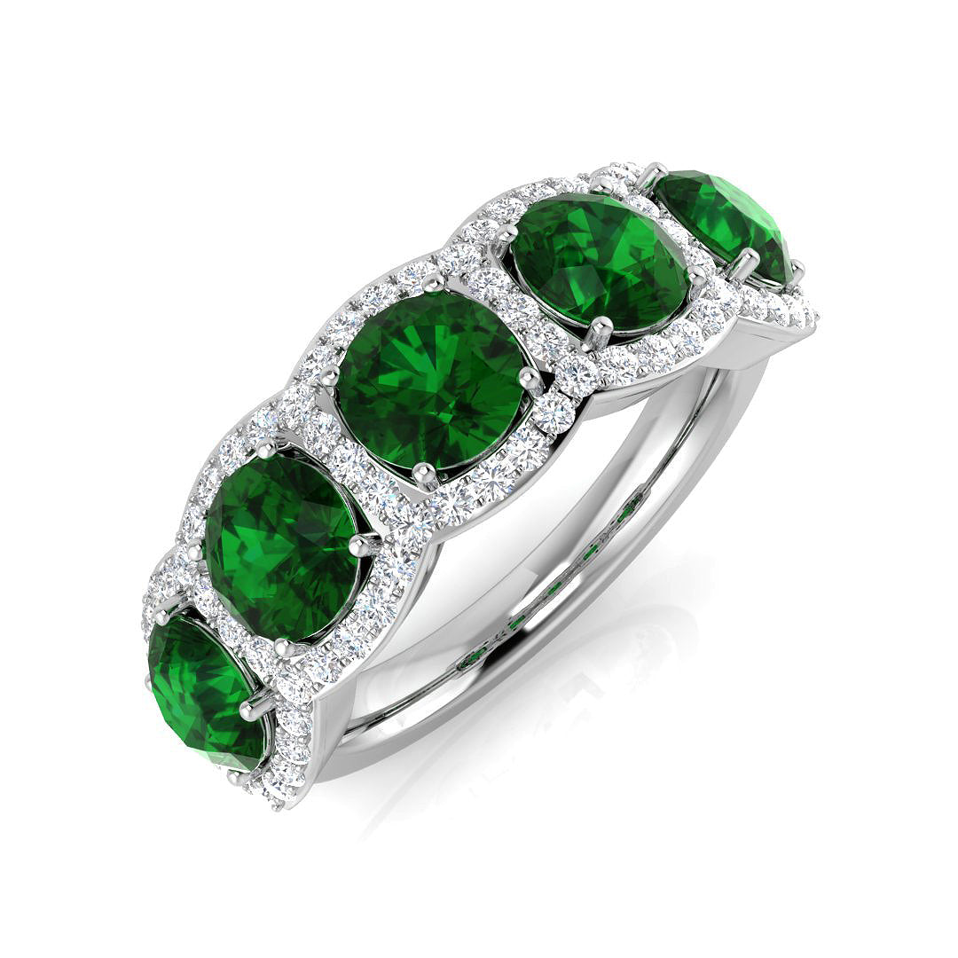 SR1886 — Ring - 9k White Gold