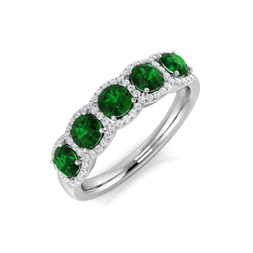 SR1887 — Ring - 9k White Gold