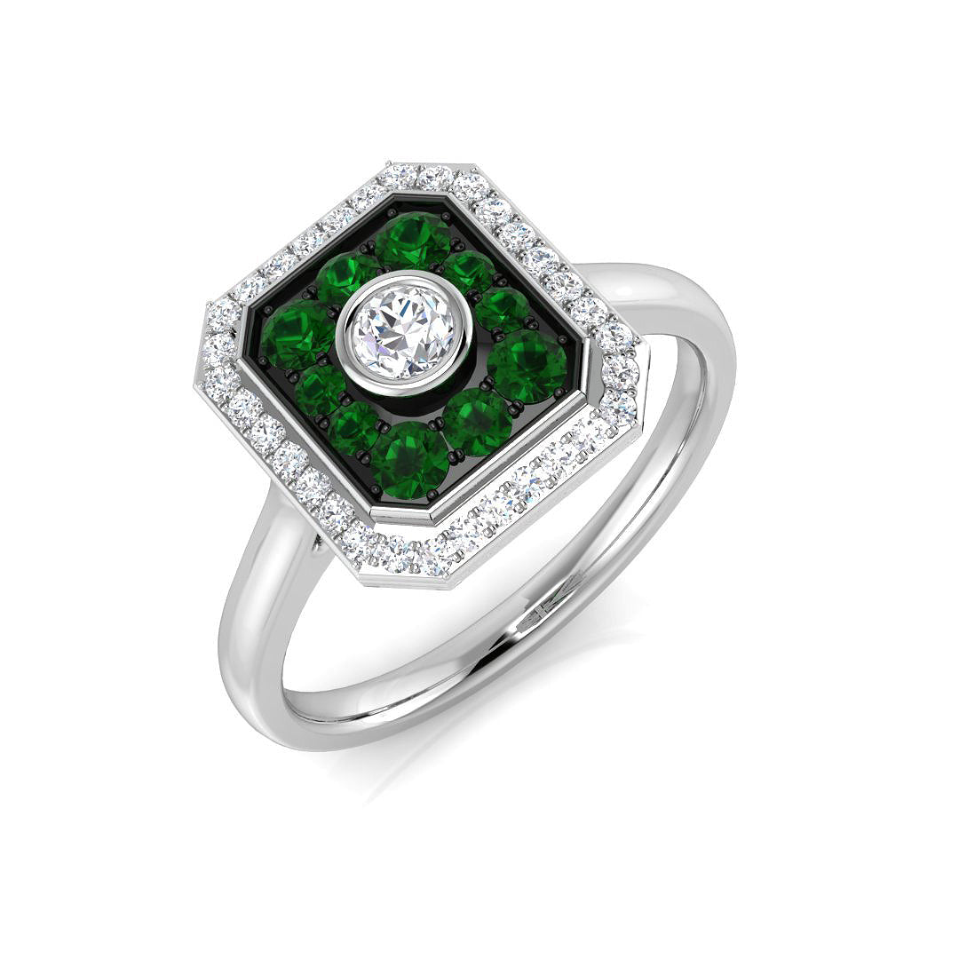 SR1905 — Ring - 9k White Gold