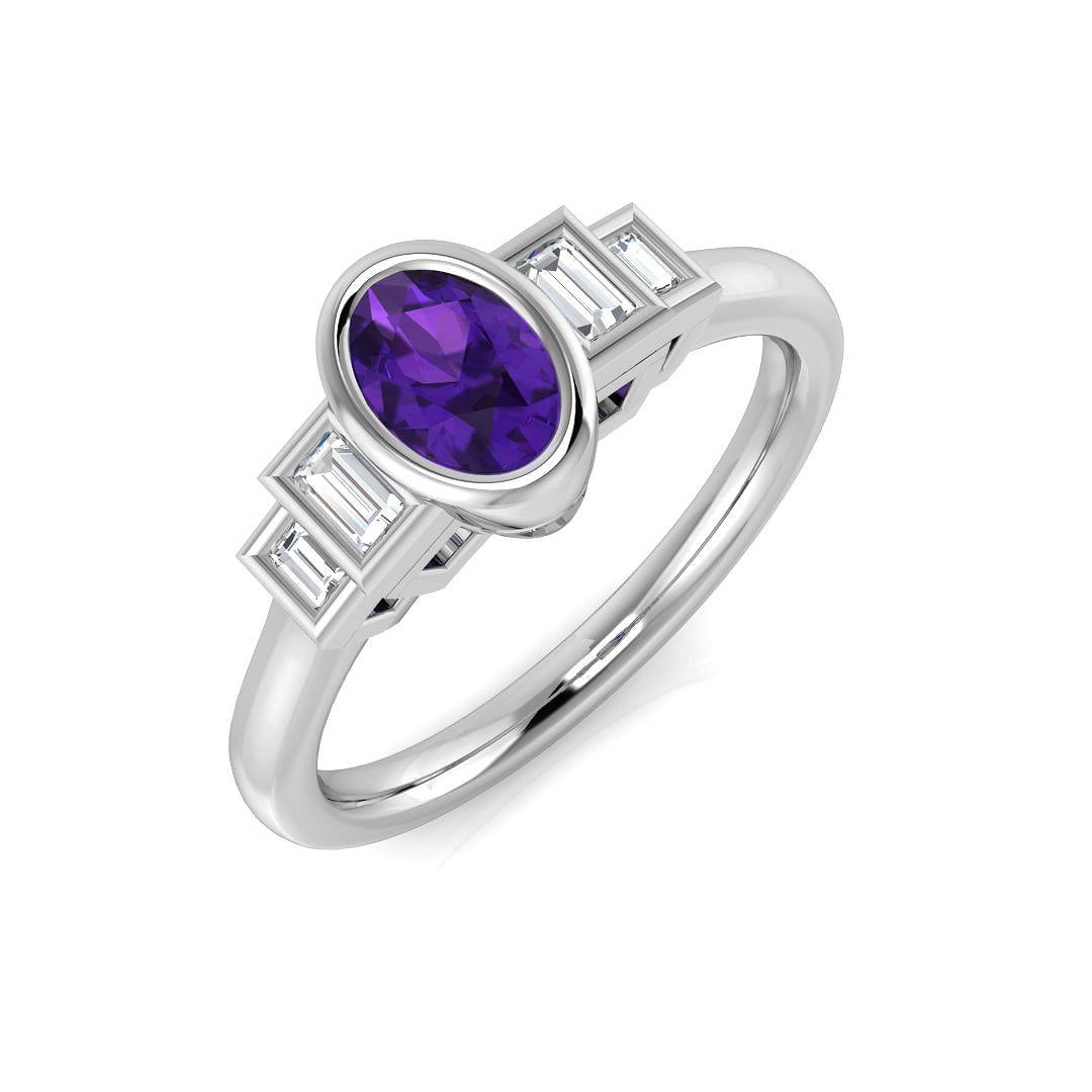 SR1922 — Ring - 9k White Gold