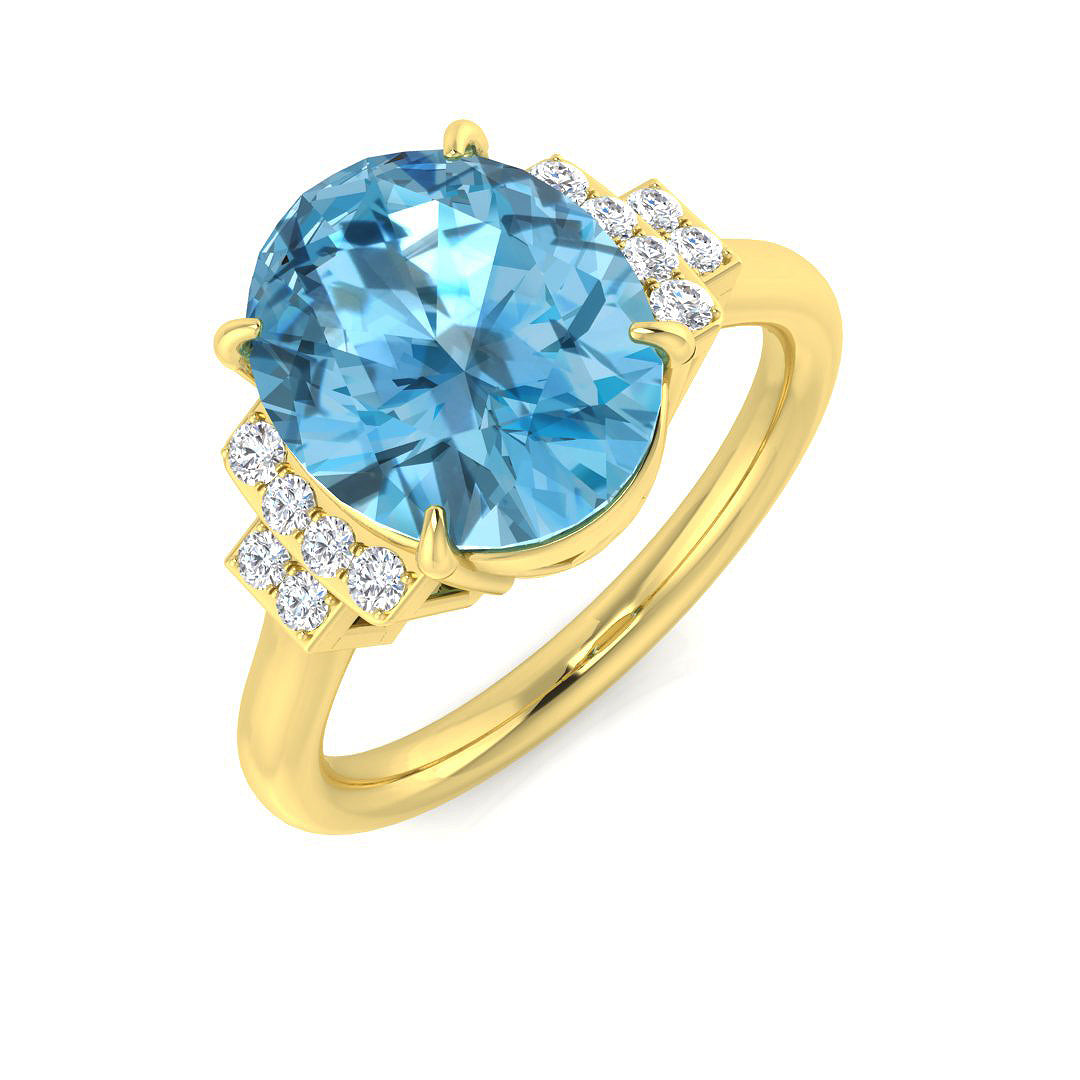 SR1981 — Ring - 9k Yellow Gold