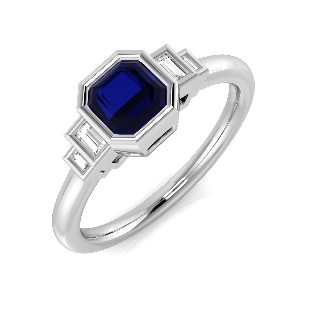 SR2009 — Ring - 9k White Gold