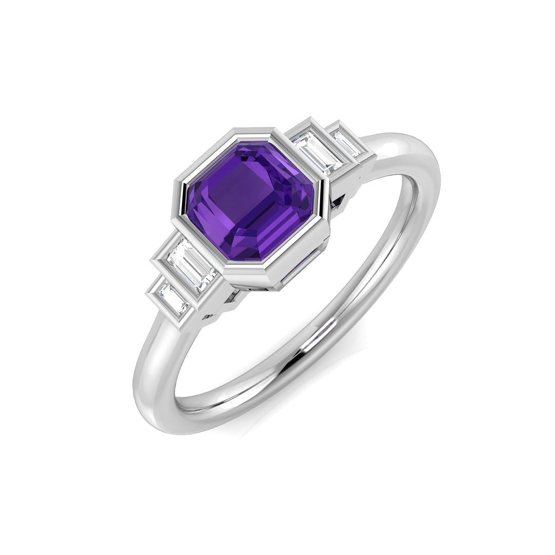 SR2010 — Ring - 9k White Gold