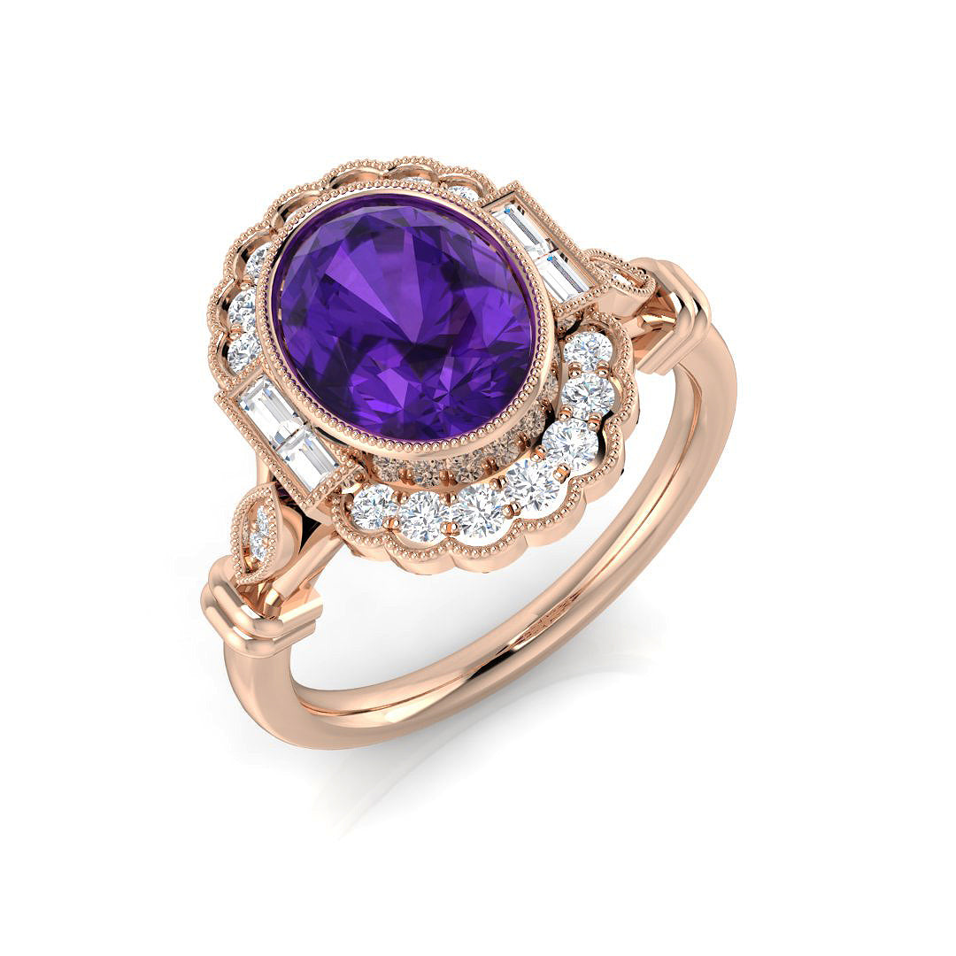 SR2038 — Ring - 9k Rose Gold