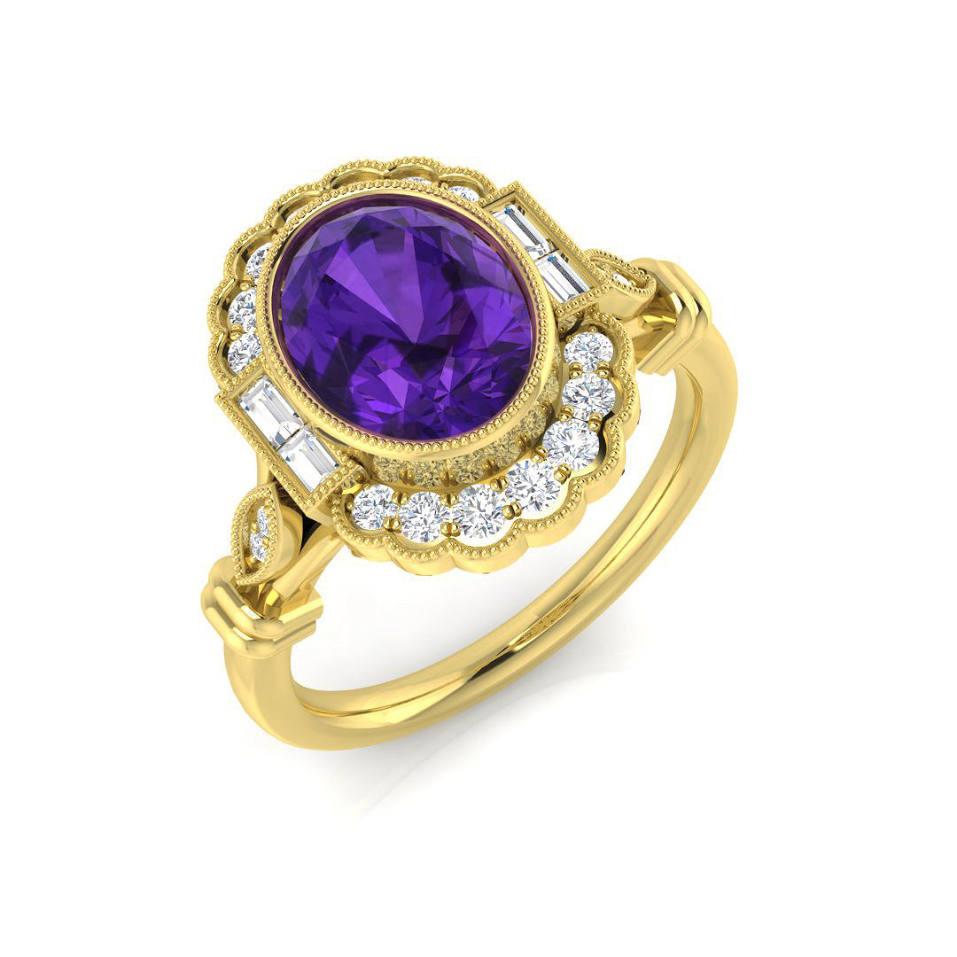 SR2038 — Ring - 9k Yellow Gold