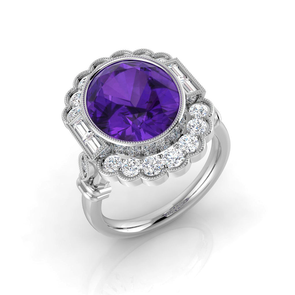 SR2039 — Ring - 9k White Gold
