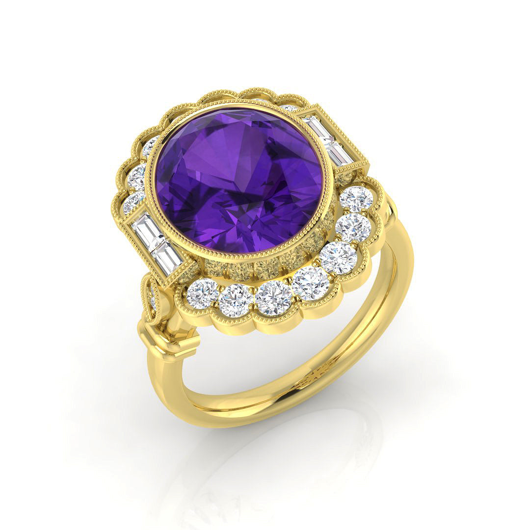 SR2039 — Ring - 9k Yellow Gold
