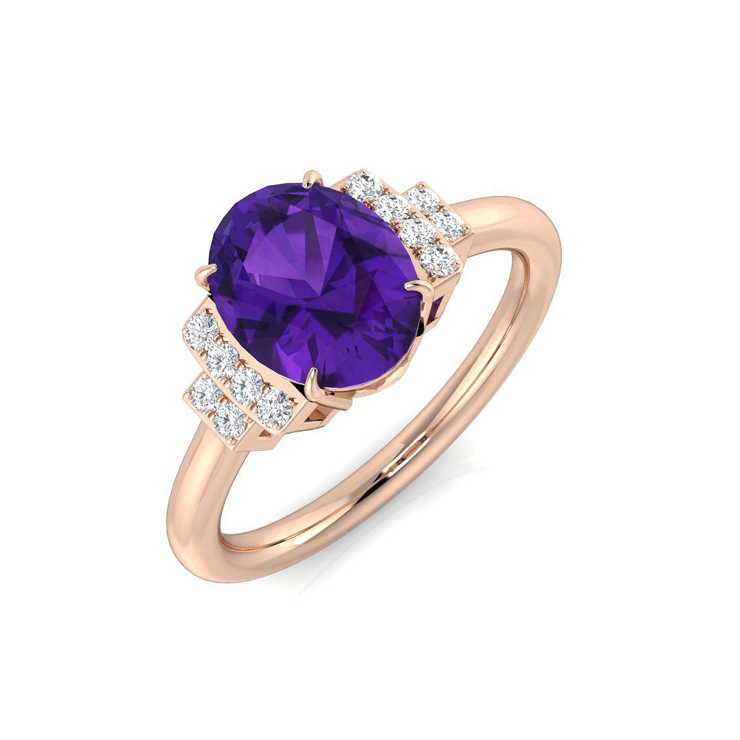 SR2040 — Ring - 9k Rose Gold