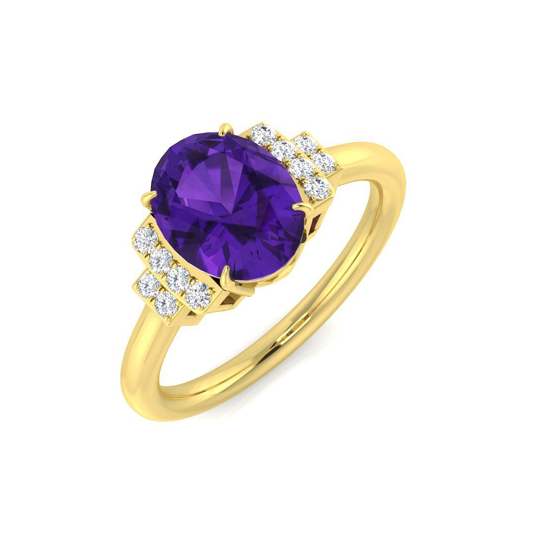 SR2040 — Ring - 9k Yellow Gold