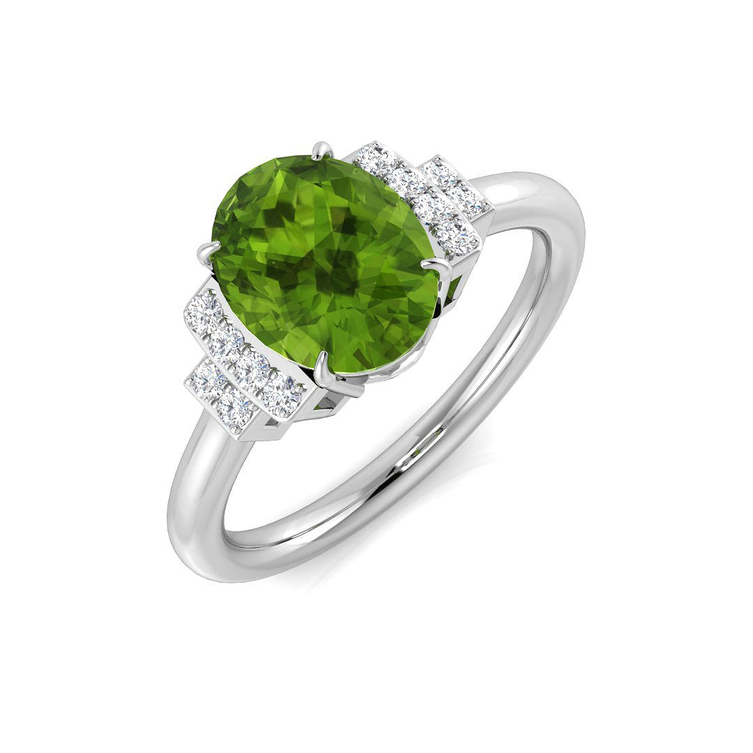 SR2040 — Ring - Platinum White Gold