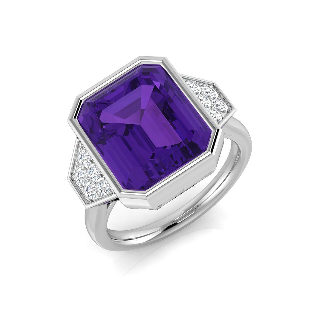 SR2041 — Ring - 9k White Gold
