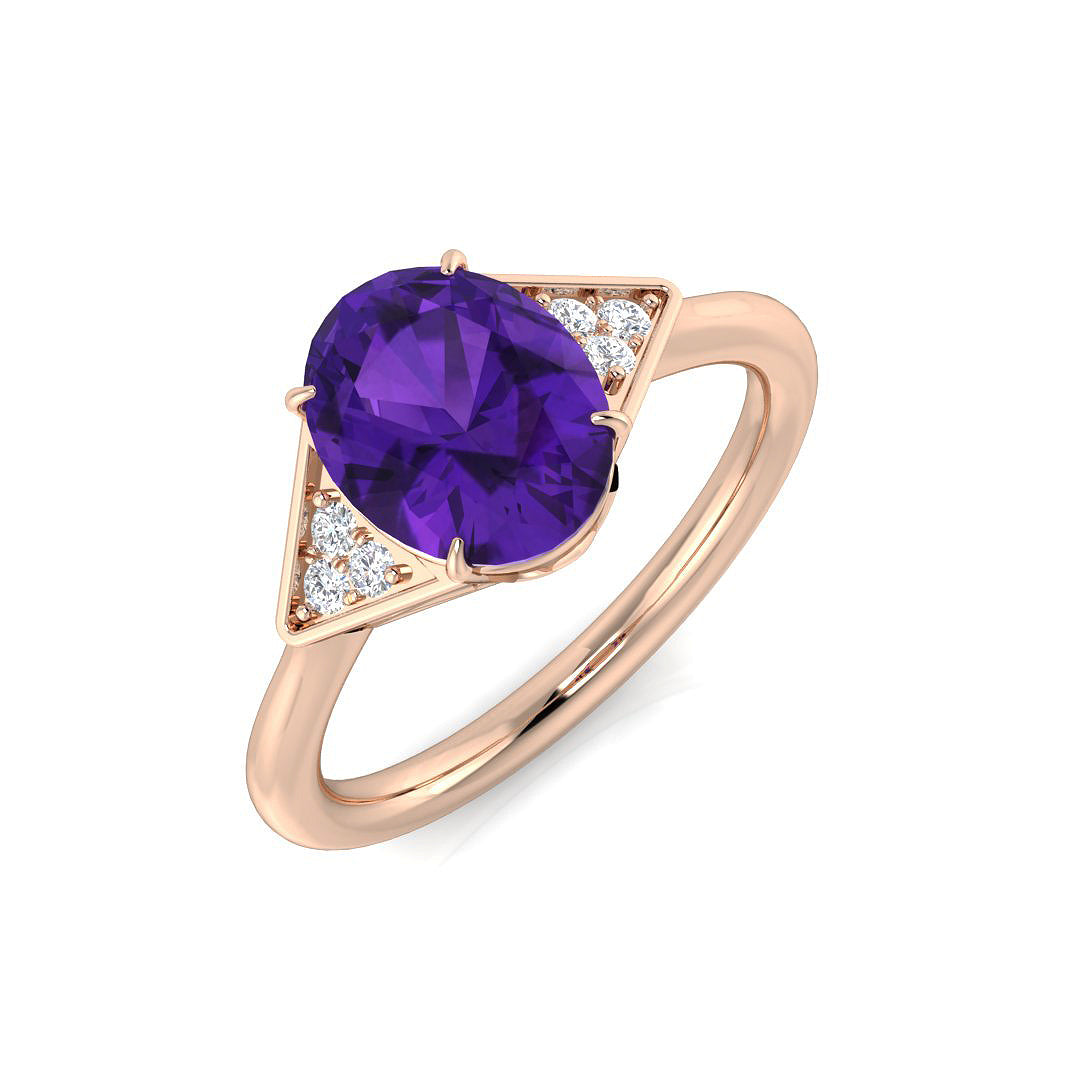 SR2045 — Ring - 9k Rose Gold