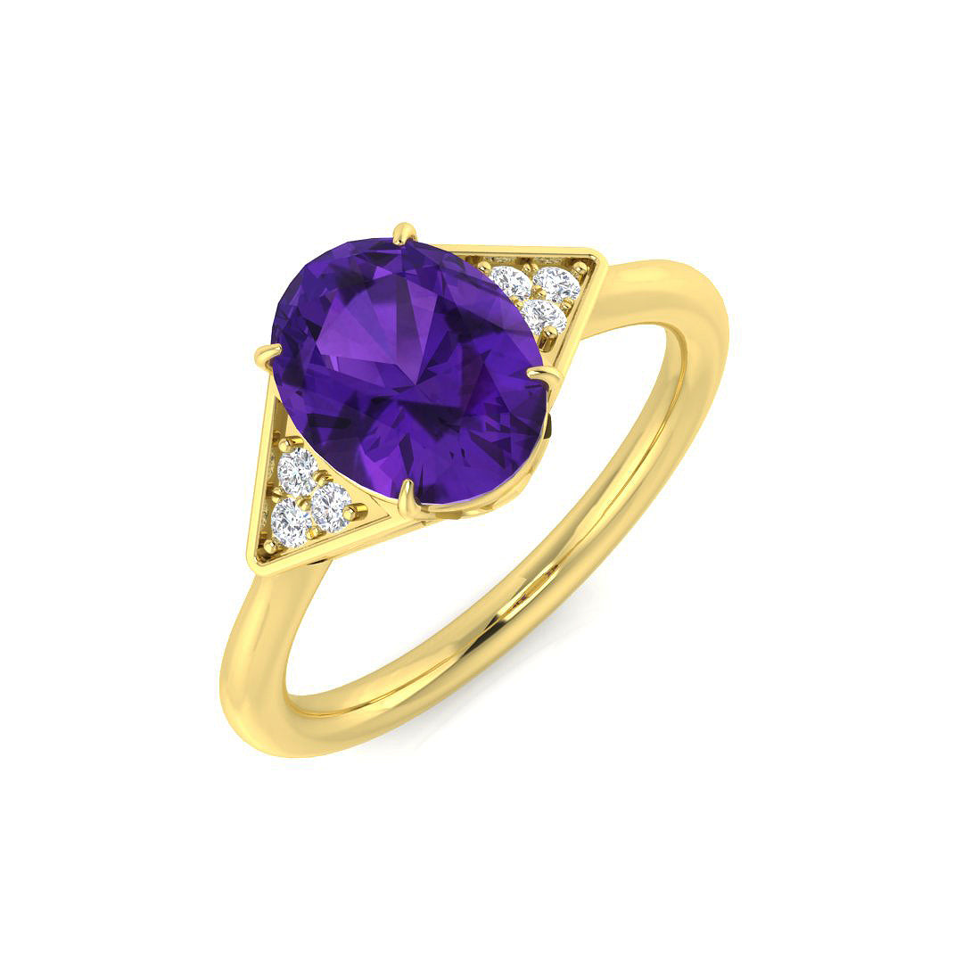SR2045 — Ring - 9k Yellow Gold