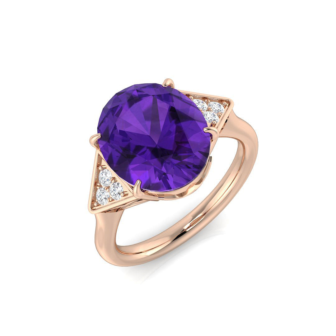 SR2046 — Ring - 9k Rose Gold