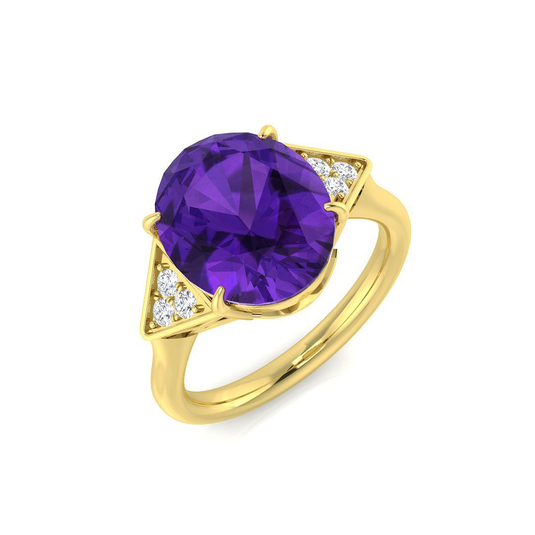 SR2046 — Ring - 9k Yellow Gold