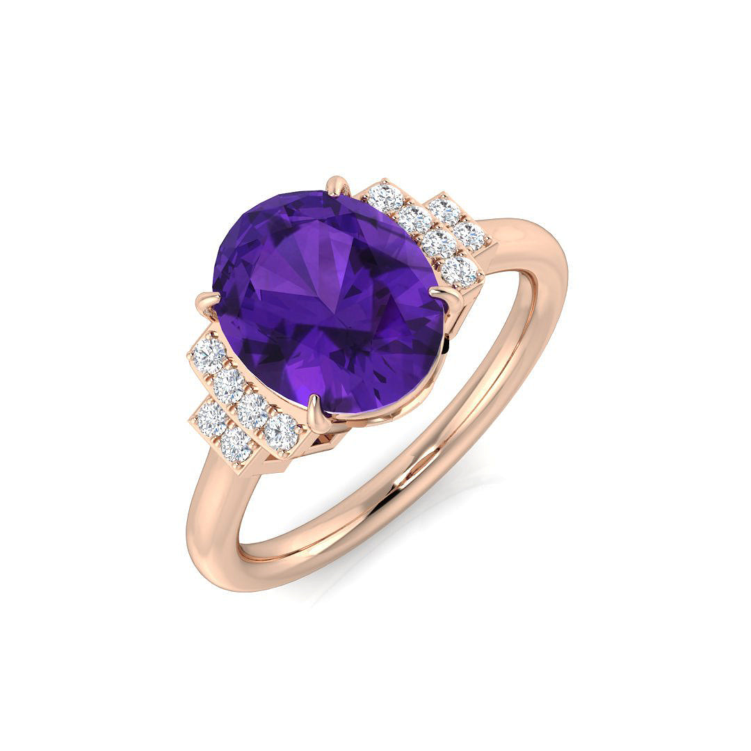 SR2048 — Ring - 9k Rose Gold