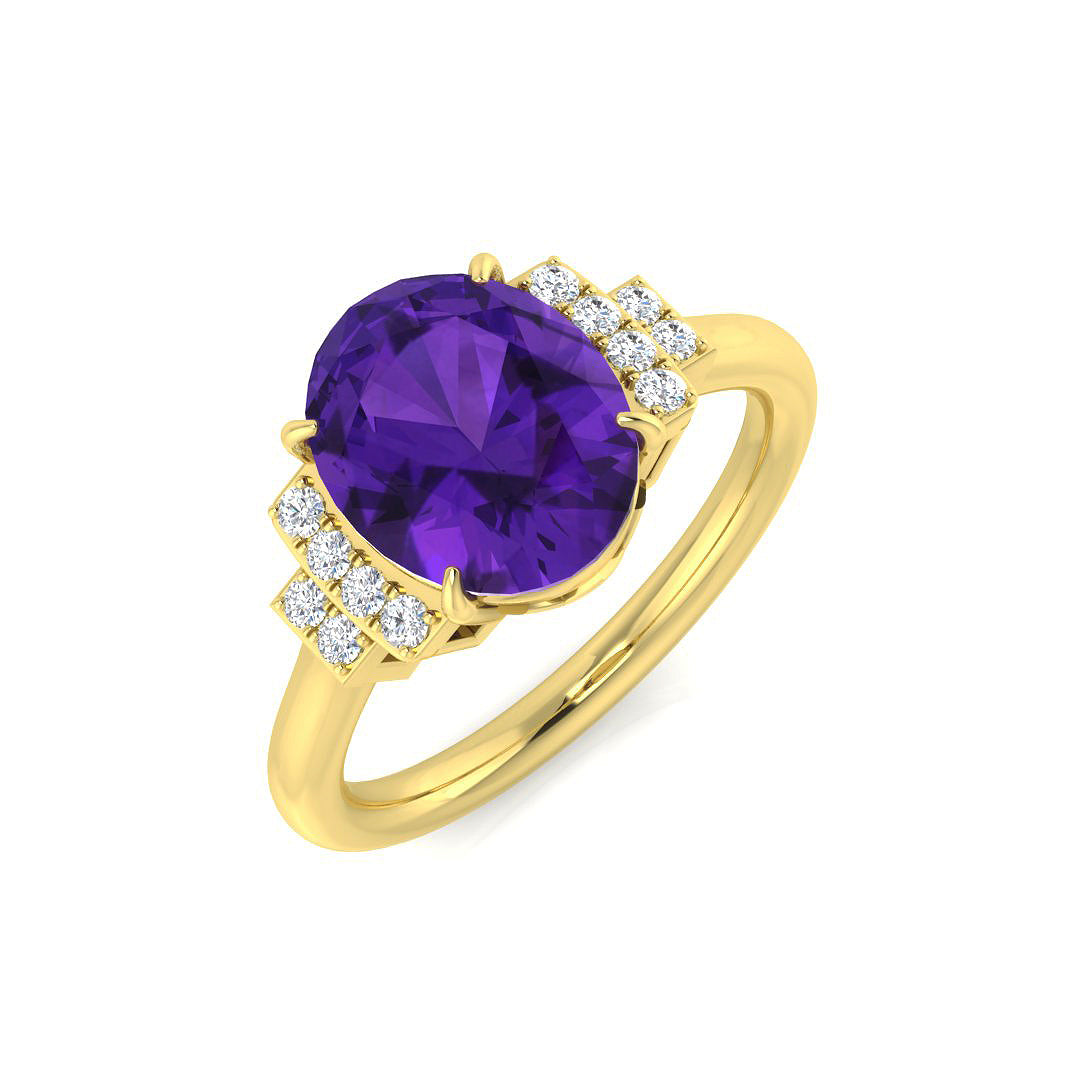 SR2048 — Ring - 9k Yellow Gold