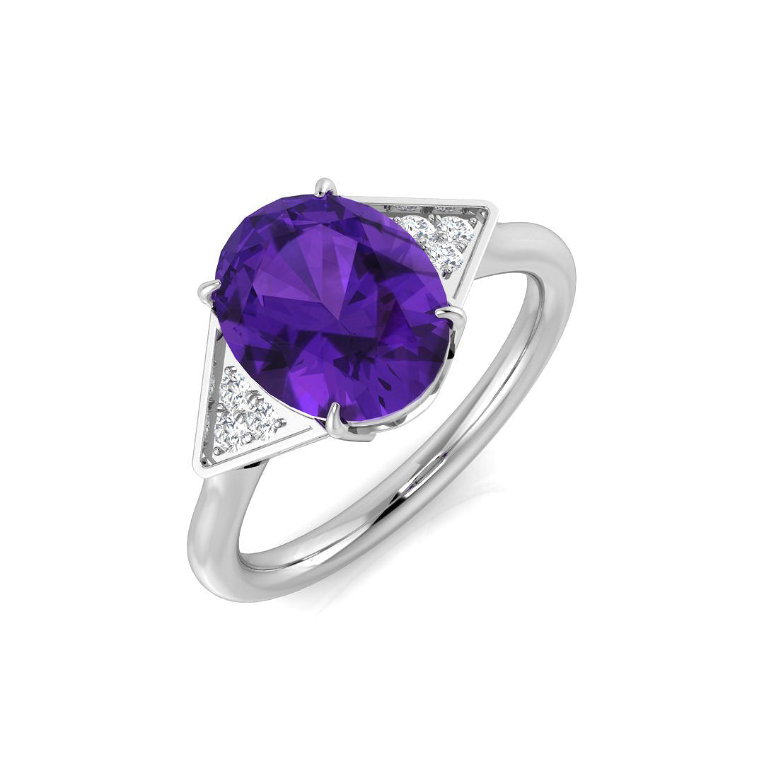 SR2062 — Ring - 9k White Gold