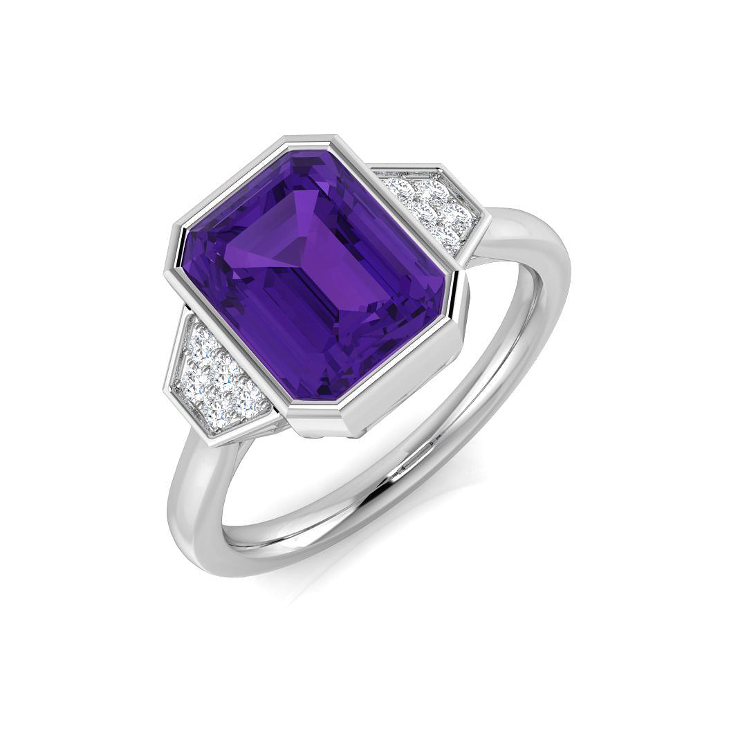 SR2065 — Ring - 9k White Gold