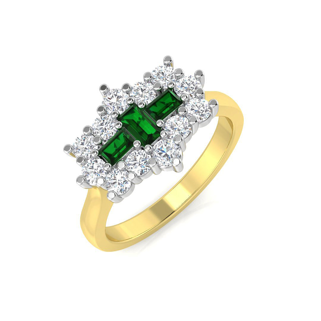 SR2066 — Ring - 9k Two Tone