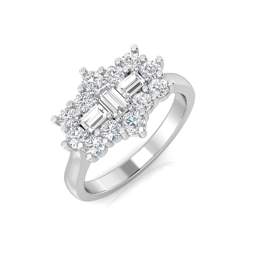 SR2066 — Ring - 9k White Gold