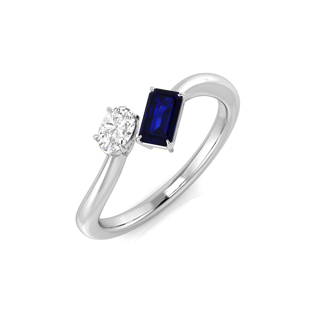 SR2078 — Ring - 9k White Gold