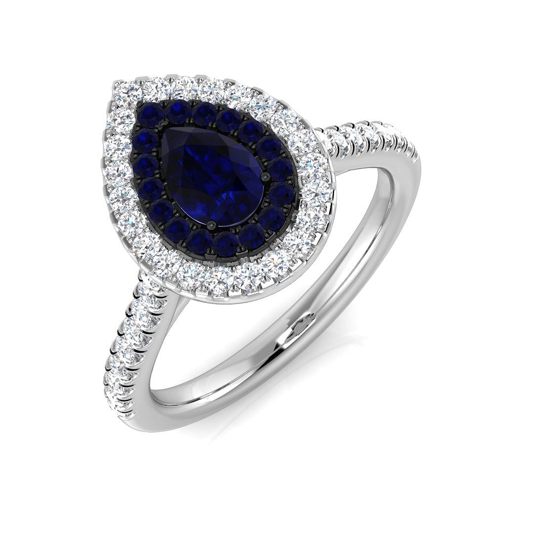 SR2135 — Ring - 9k White Gold