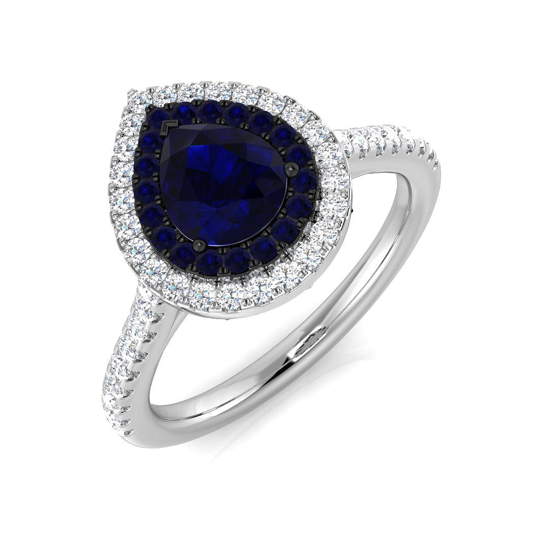 SR2138 — Ring - 9k White Gold