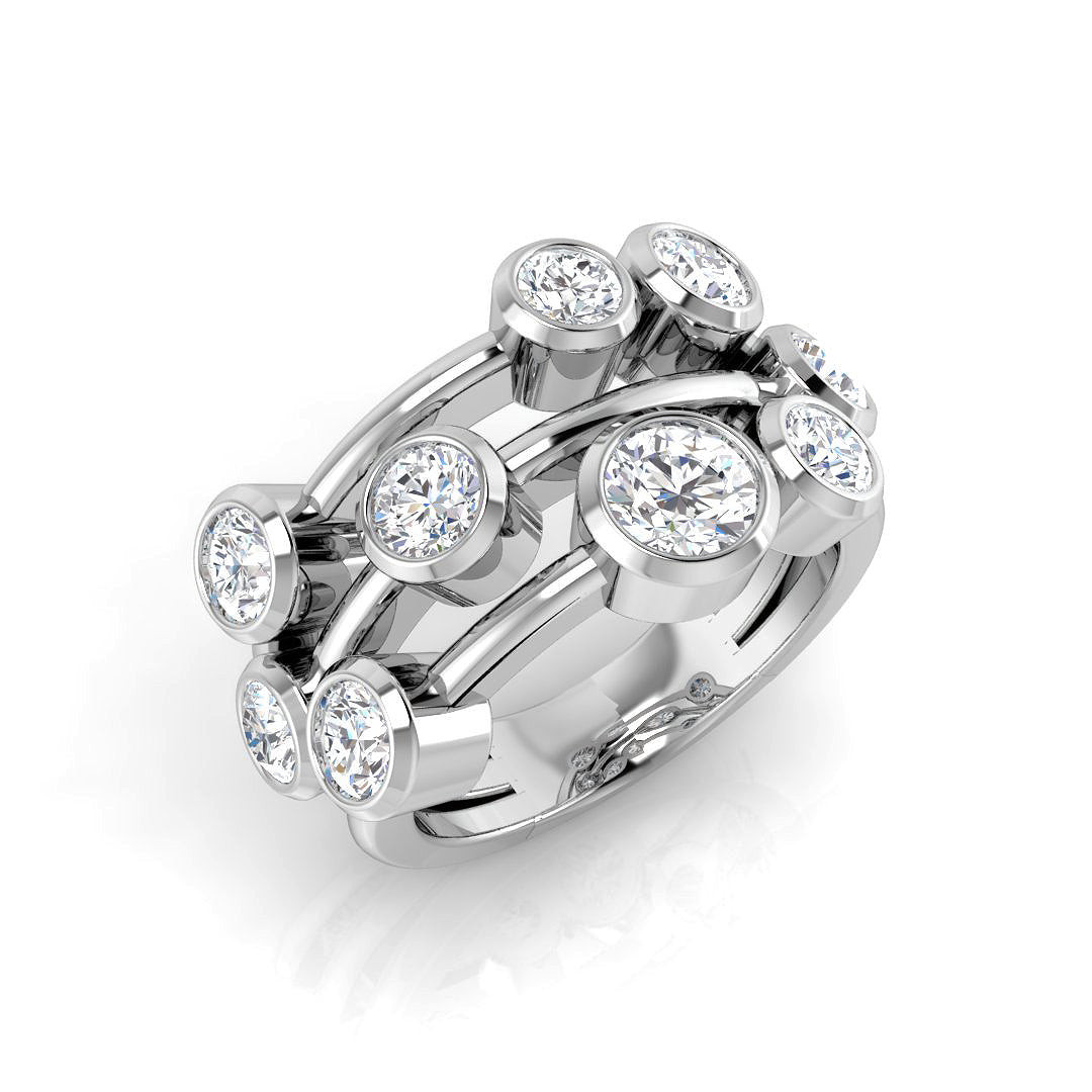 SR2163 — Ring - 9k White Gold