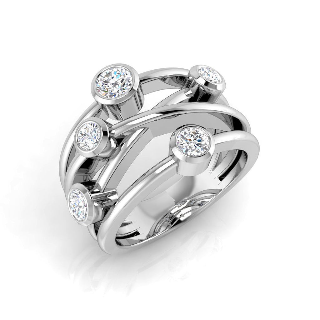 SR2170 — Ring - 9k White Gold