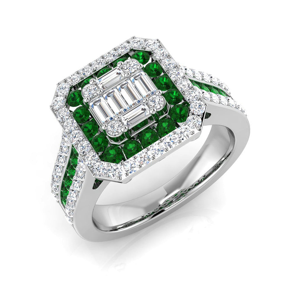SR2190 — Ring - 9k White Gold