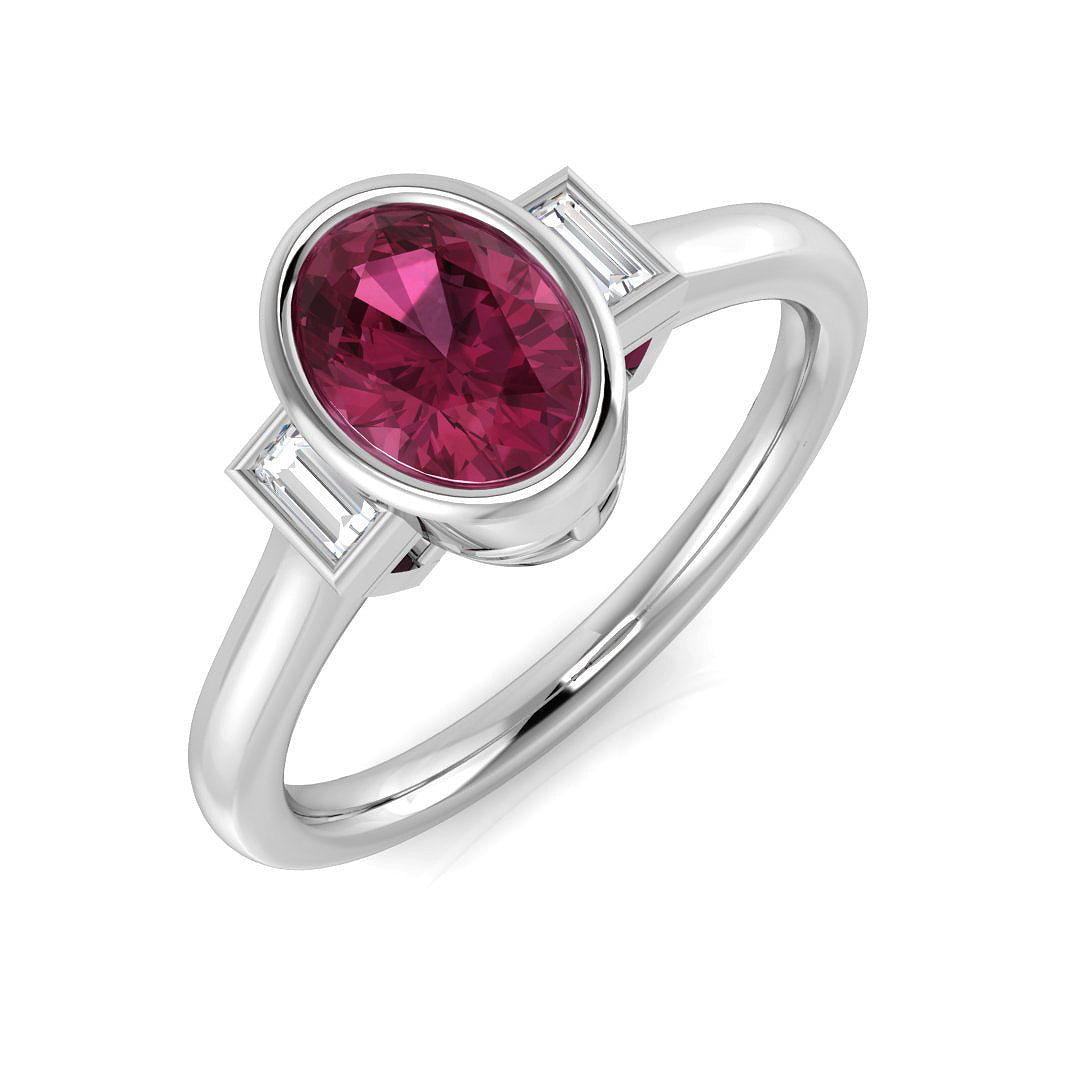 SR2225 — Ring - 9k White Gold