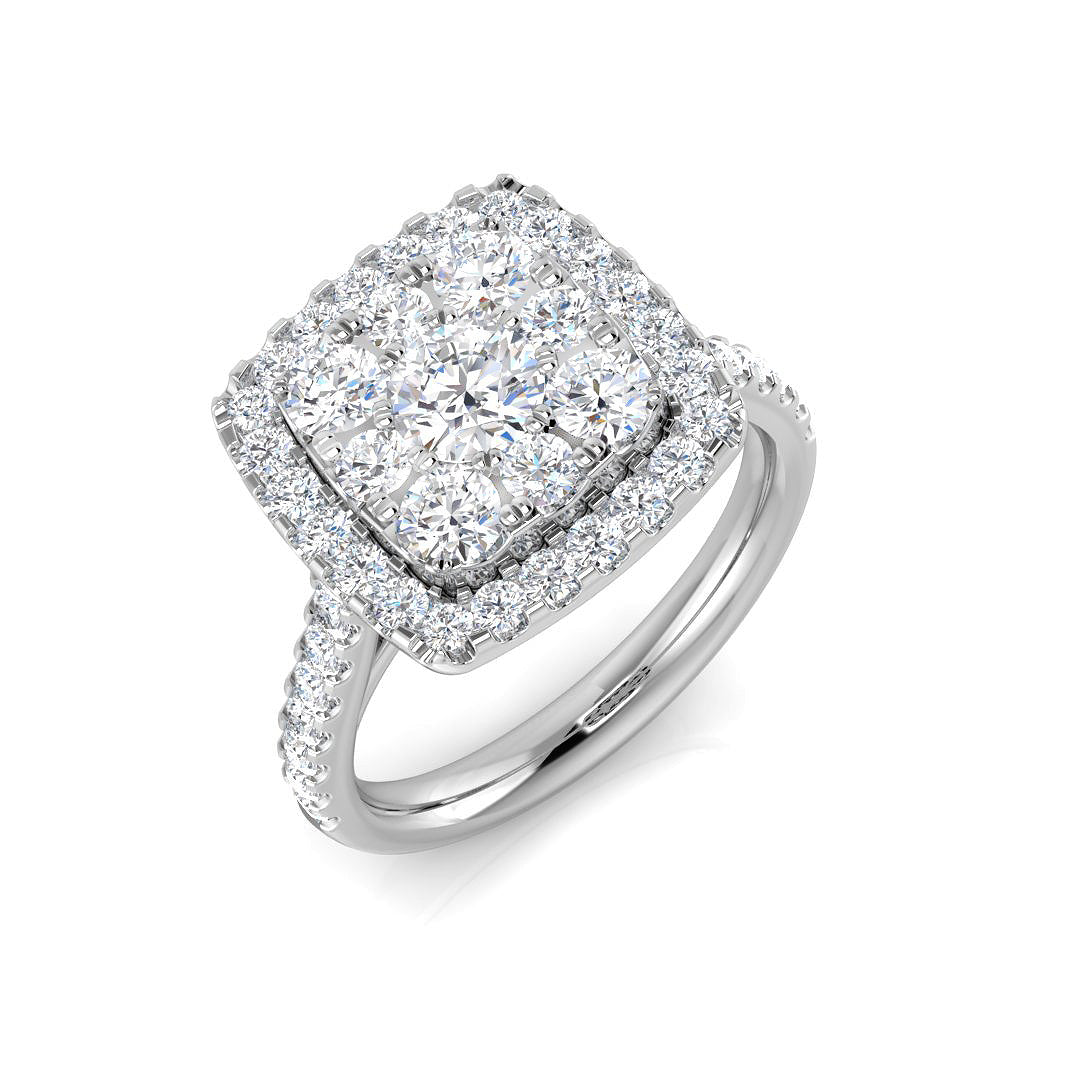 SR235 — Ring - 9k White Gold