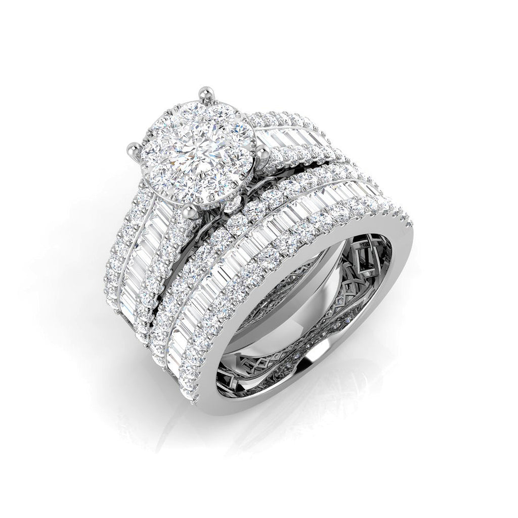 SR244A — Ring - 9k White Gold