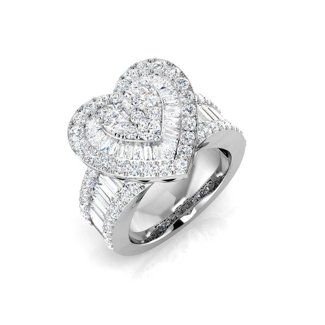 SR246 — Ring - 9k White Gold