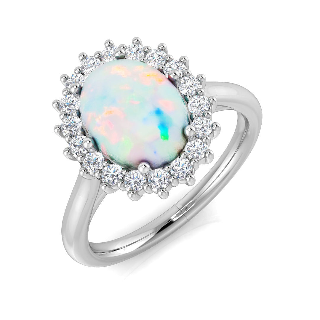 SR2631 — Ring - 9k White Gold