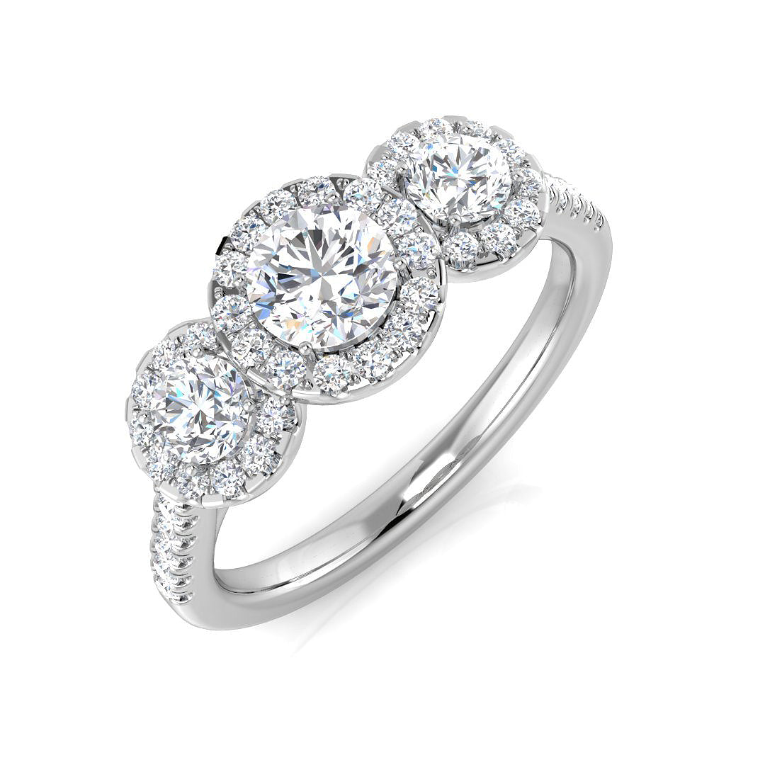 SR2784 — Ring - 9k White Gold