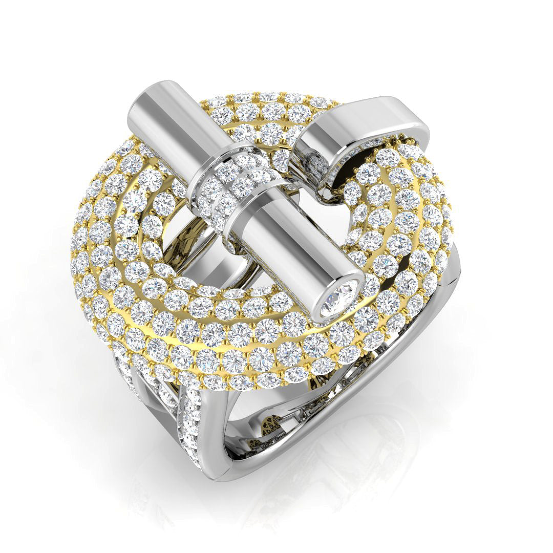 SR2799 — Ring - 18k Two Tone