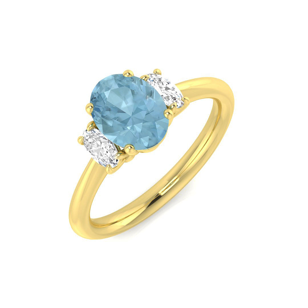 SR281 — Ring - 9 KT Yellow Gold