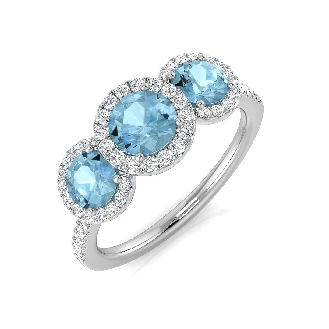 SR2837 — Ring - 9k White Gold