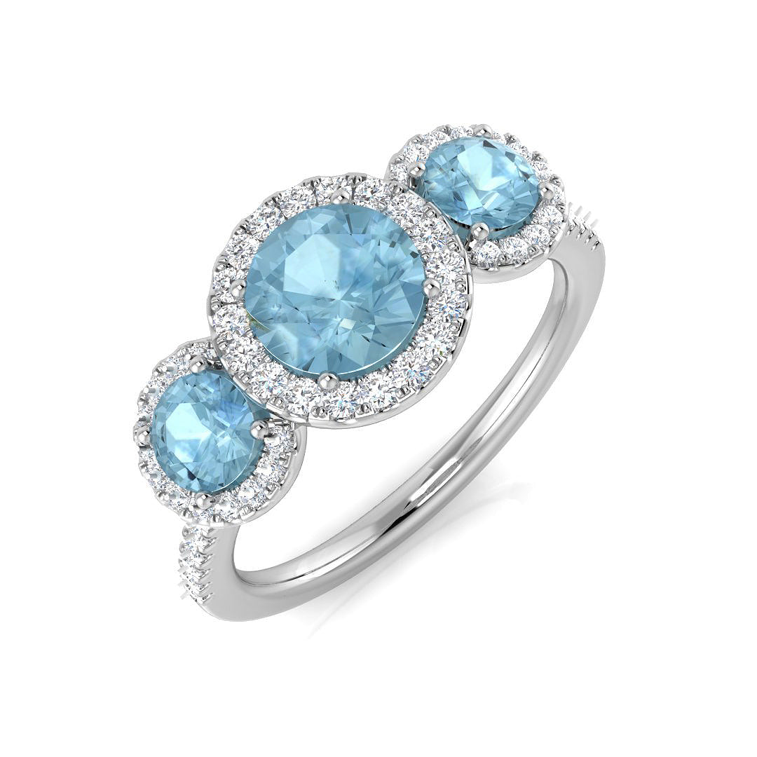 SR2838 — Ring - 9k White Gold