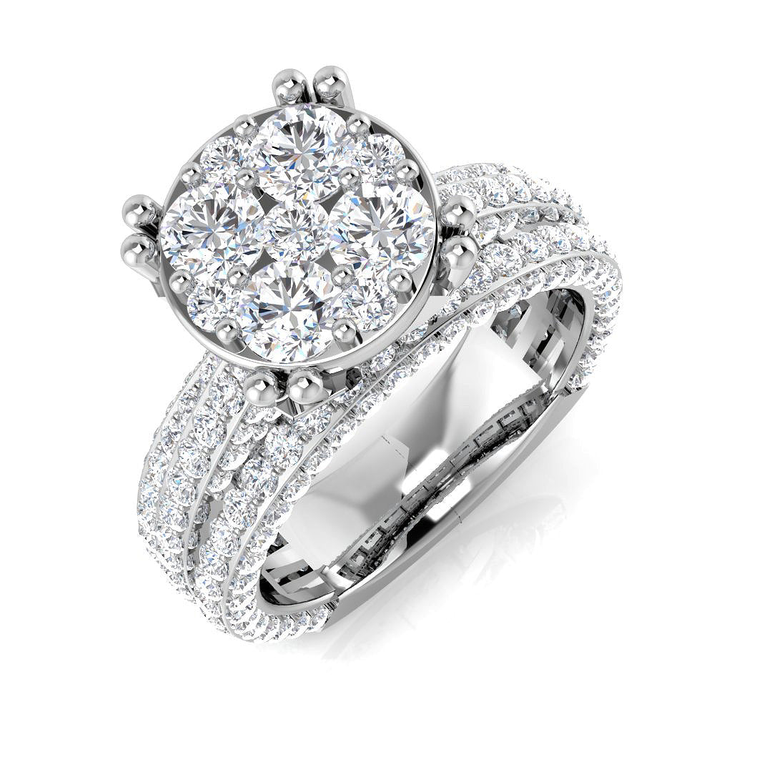 SR2843 — Ring - 9k White Gold