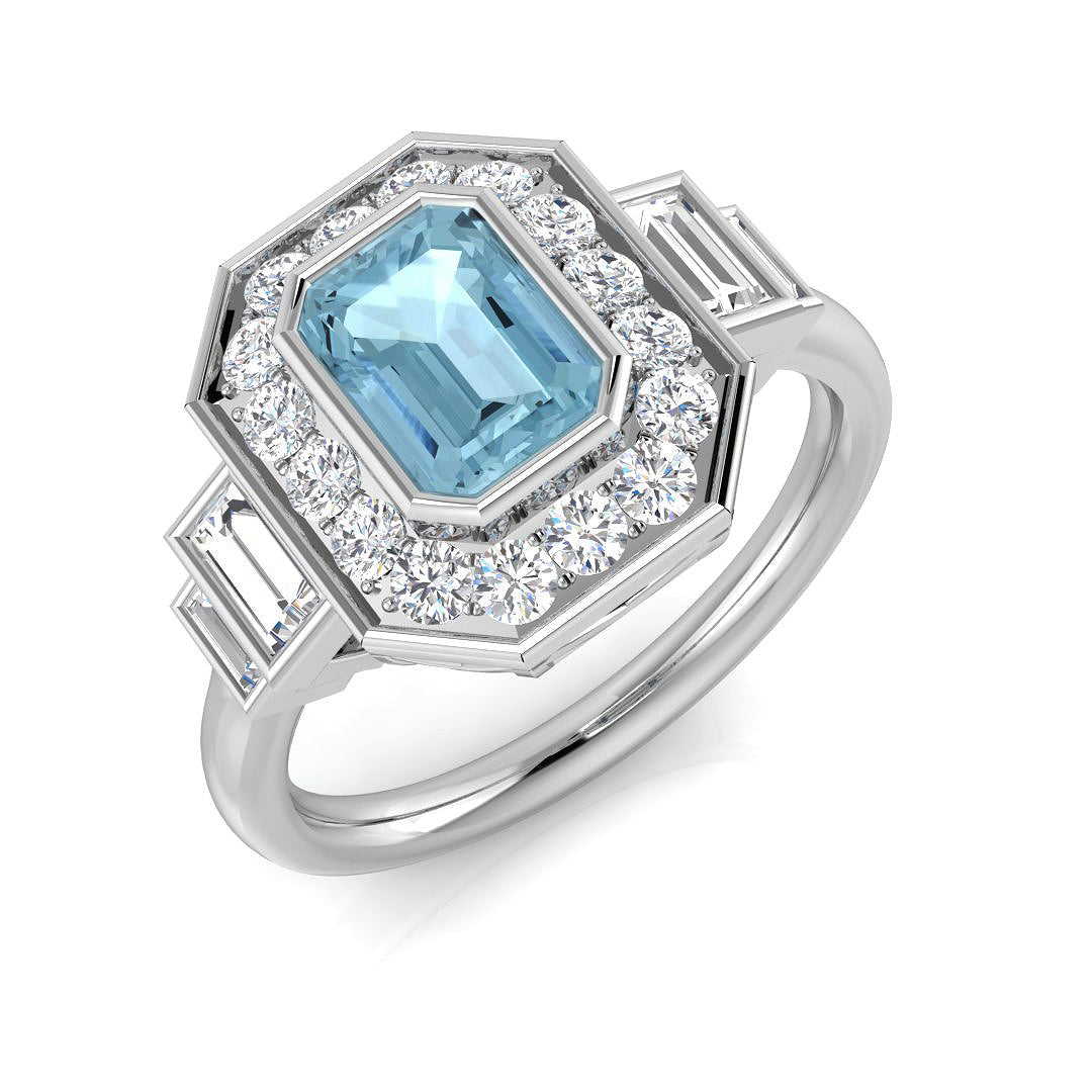 SR2859 — Ring - 9k White Gold