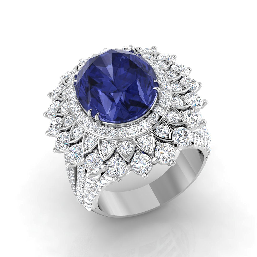 SR2868 — Ring - 9k White Gold