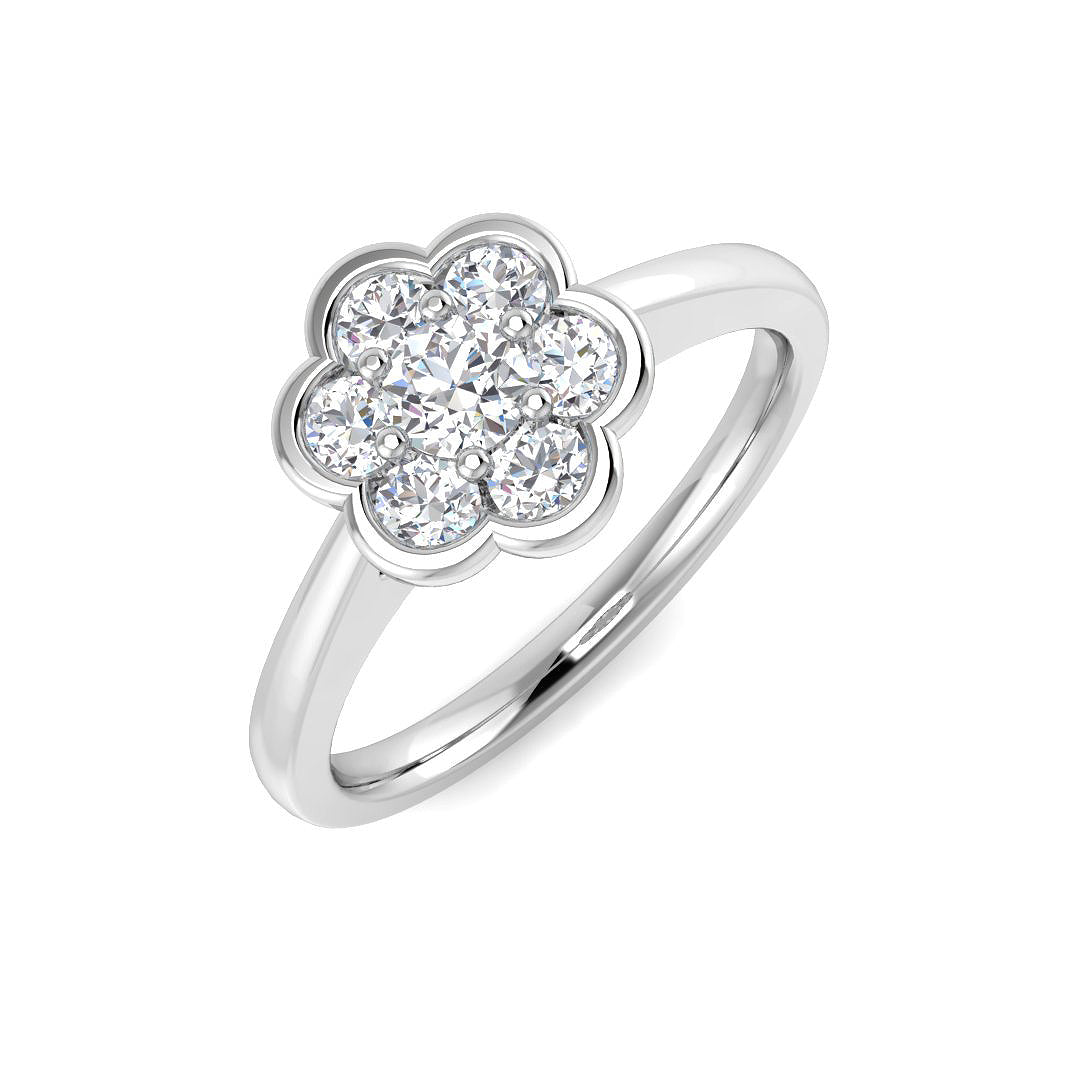 SR2882 — Ring - 9k White Gold